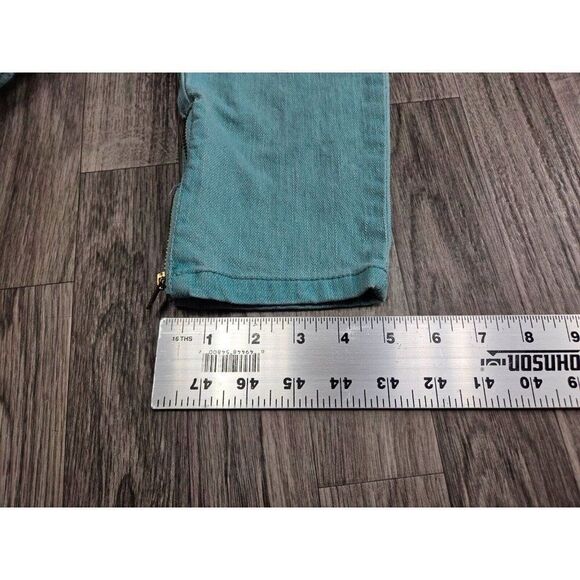 Lee Womens Size 2 Medium Gold Label Aqua Blue Green Denim Jeans - Picture 12 of 12